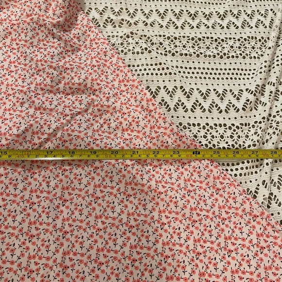 Pink floral mini dress dress size L - Picture 9 of 9